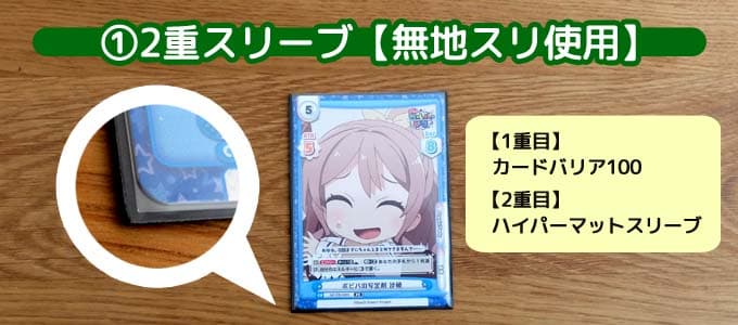 無地スリを使った2重スリーブ構成|Reバース for you