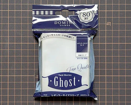 Domina Games Ghost レギュラーサイズスリーブ <クリアハード>