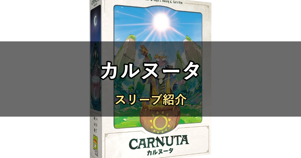 カルヌータのカードサイズに合うスリーブ3選